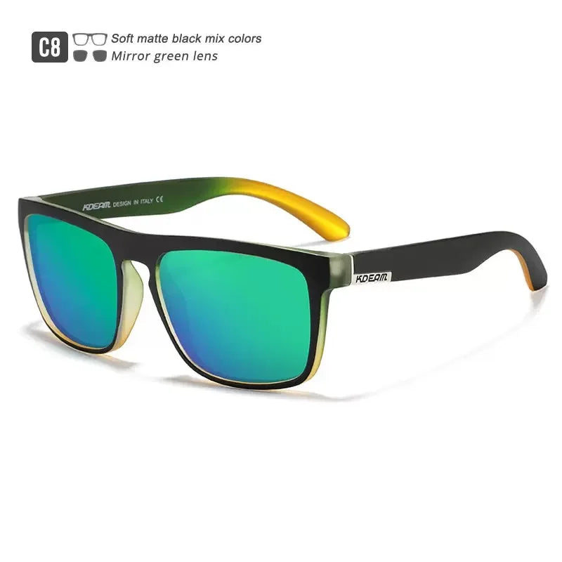 Outdoor Sport Square Myopia Lens Prescription Sunglasses Men Polarized Driving Anti-Glare Myopes Lunettes 0 -0.5 -0.75 To -6.0