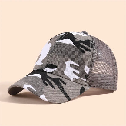 New Summer Children's Cotton Student Camouflage Hats Jungle Hunting Caps Baby Boy Girl Hip-Hop Adjustable Baseball Caps