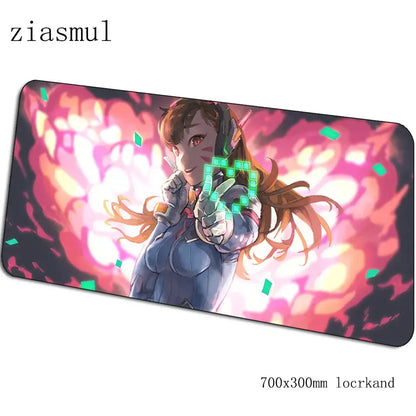 overwatch mouse pad Cartoon Computer mat 700x300x3mm gaming mousepad large Indie Pop padmouse keyboard games pc gamer desk