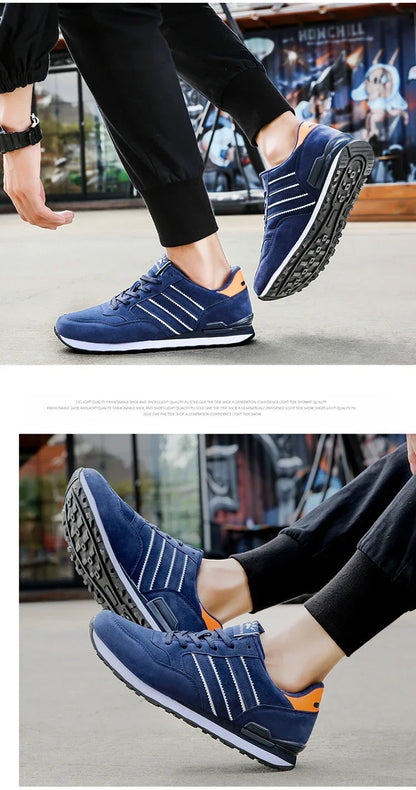 2025 New High Quality Men's Sneakers, Leather Casual Shoes, Autumn Breathable Men Shoes, Male Flat Shoe, Men's Casual Shoes