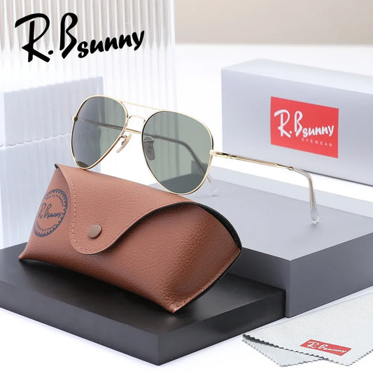 Trend Men Pilot Sunglasses Polarized Luxury Sun Glasses Women Mirror Colors Driving Male Shades UV400