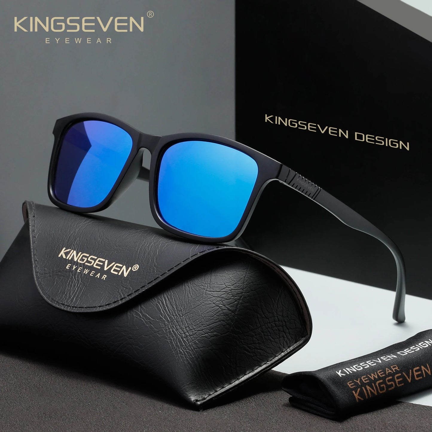 KINGSEVEN Sunglasses Men Women Polarized UV400 Driving Anti-glare Fashion Glasses Outdoor Sports Causal Driving Eyewear Frames