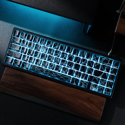 Teclado XVX Spider Web M67 JadeStone con teclas IMD-Tech, conexión trimodo y retroiluminación RGB personalizada 60%