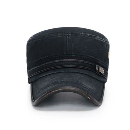 Fashion Men Peaked Cap Spring Summer Breathable Baseball Cap Adjustable Casual Cadet Hat High Quality Cotton Sun Cap