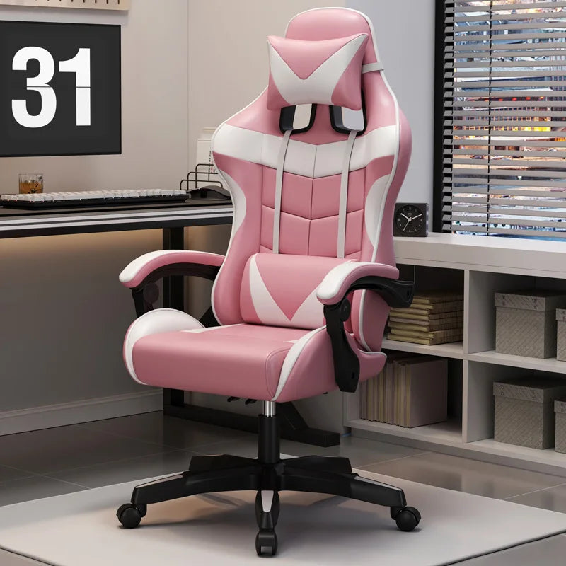 Comfortable Modern Office Chair Ergonomic Rotatable Nordic Breathability Gaming Chair Elastic Durable Gaming Chair Furniture