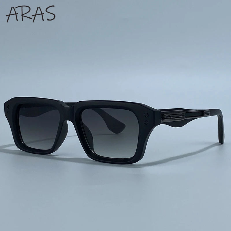 Polarized Classic Square Sunglasses Men 2026 Luxury Brand Steampunk UV400 Driving Sun Glasses For Male Trendy Small Frame Shades