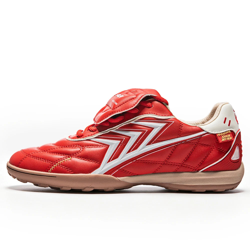 Chaussures de football TF pour adultes, semelle extérieure en caoutchouc flexible, tige en PU souple, chaussures pratiques pour l'entraînement quotidien de football.