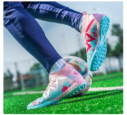 Nuove scarpe da calcio da uomo Society, tacchetti professionali, scarpe da calcio indoor, scarpini veloci da campo, sneaker da ragazzo originali per allenamento