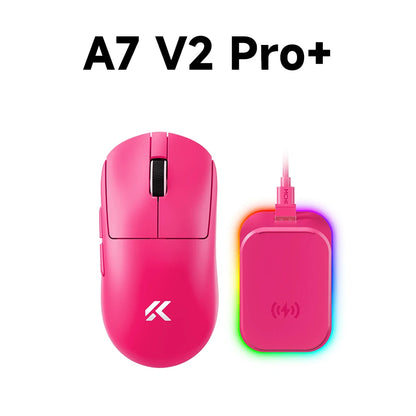 MCHOSE A7 V2 Lightweight Wireless Gaming Mouse, PAW3950 Sensor, Dual 8000Hz Polling Rate, 42000 DPI Wireless Esports Gaming Mouse