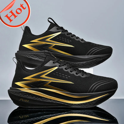 Sports Running Shoes Specialty Marathon Men Breathable Lightweight Carbon Board Women's Comfortable Athletic Nonskid Sneakers
