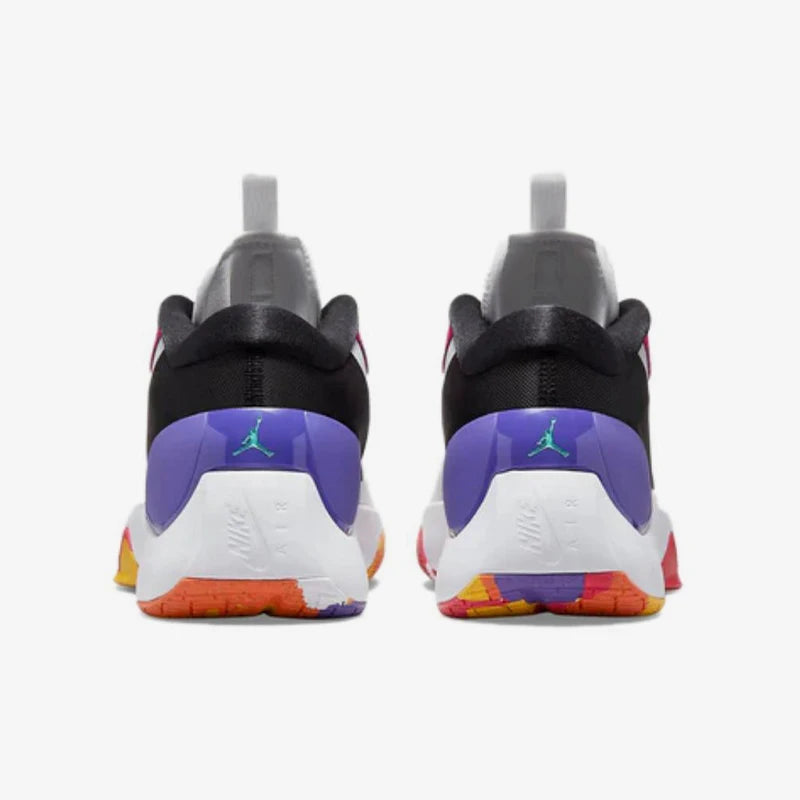 Sapatilhas de basquetebol Nike Jordan genuínas para homem, confortáveis, com amortecimento de impacto, cano médio e design prático DH0248-130