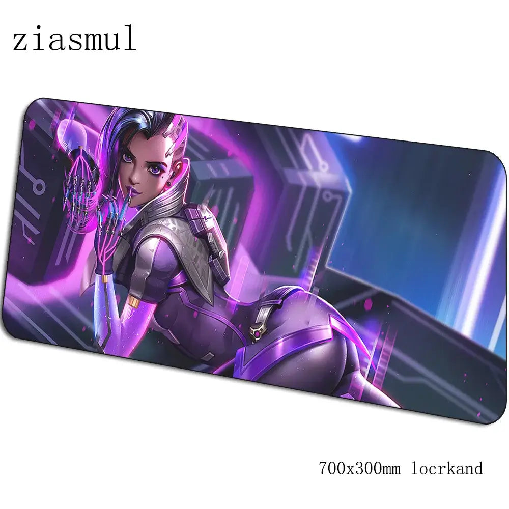 overwatch mouse pad Cartoon Computer mat 700x300x3mm gaming mousepad large Indie Pop padmouse keyboard games pc gamer desk