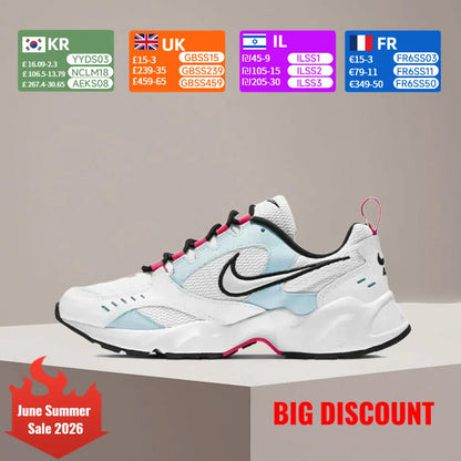 Nike Air Heights-demping: comfortabele, lichtgewicht, ademende, slipvaste en duurzame hardloopschoenen voor dames CI0603-100