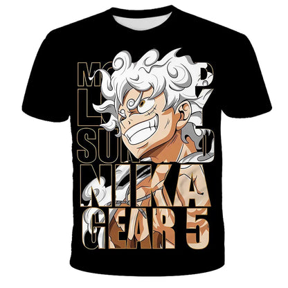 Anime Dragon Ball Son Goku 3D Print Kids T Shirt Summer Fashion Casual T-shirt Boy Girl Unisex Children's Clothing Tshirt Tops