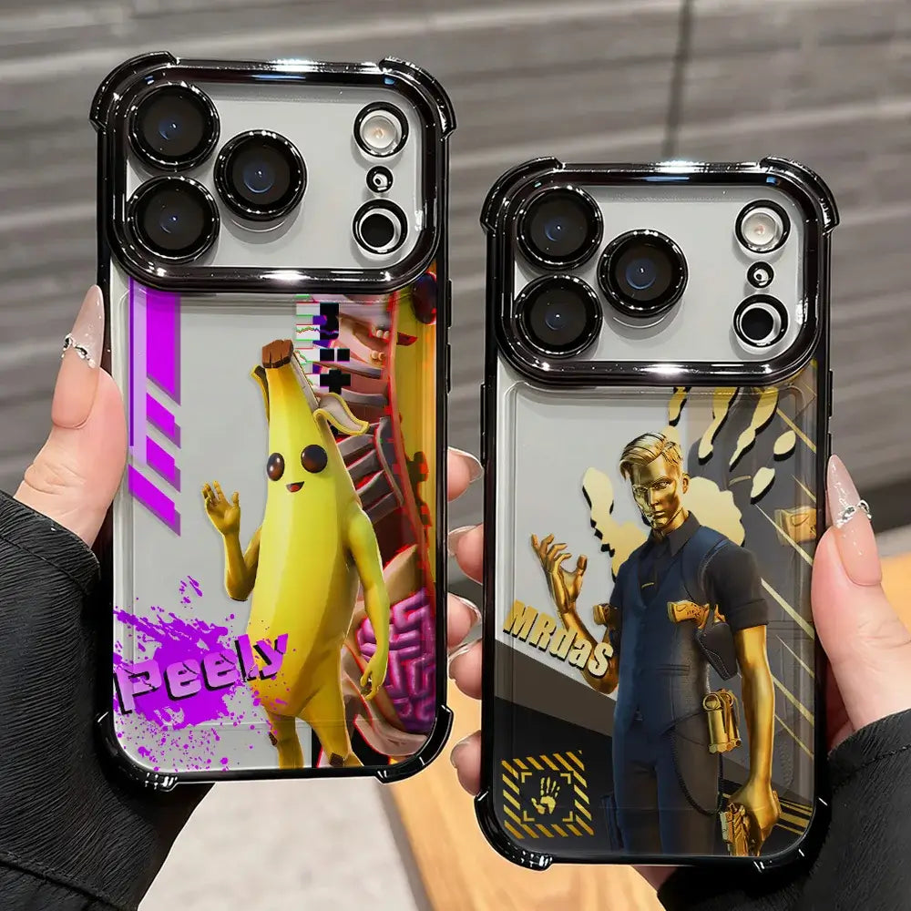 Funda para teléfono Cartoon Games F-Fortnite con revestimiento para Xiaomi 15T 15 14 13 Poco M7 F7 F4 F5 X7 X6 X5 Pro Ultra 4G 5G con airbag anticaídas
