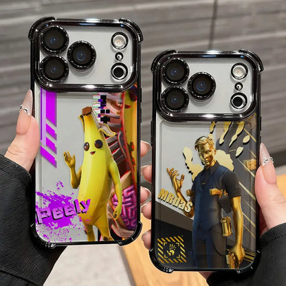 Funda para teléfono Cartoon Games F-Fortnite con revestimiento para Xiaomi 15T 15 14 13 Poco M7 F7 F4 F5 X7 X6 X5 Pro Ultra 4G 5G con airbag anticaídas