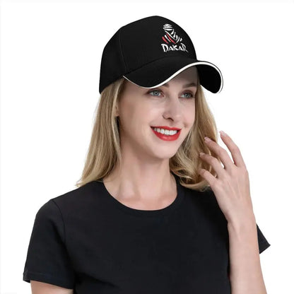 Motorcycle Dakar Rally Baseball Cap Retro Motor Off Road Racing Sandwich Hats for Men Women Breathable Dad Hat Running Golf