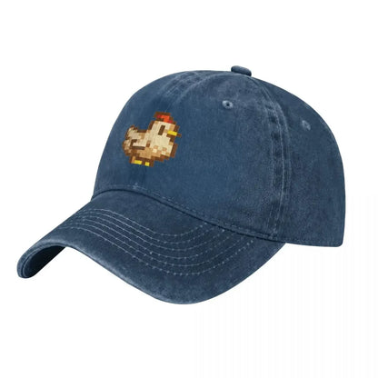 Stardew Valley Chickens Baseball Cap derby hat luxury caps funny hat birthday Men's Caps Women's