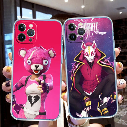 F-Fortnites-Poster Transparent Phone Case for Samsung Galaxy A04 A04S A14 A23 A34 A54 M23 M33 M52 M53