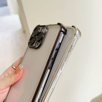 Funda de teléfono FortniteS popular con acabado metalizado para iPhone 17 17e 16e 16 15 14 13 12 11 Pro Max X XR XSMax 7 8 Mini Air Plus anticaídas