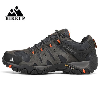 Męskie buty trekkingowe HIKEUP z zamszowej skóry – odporne na zużycie buty outdoorowe do trekkingu, chodzenia, polowania i zastosowań taktycznych