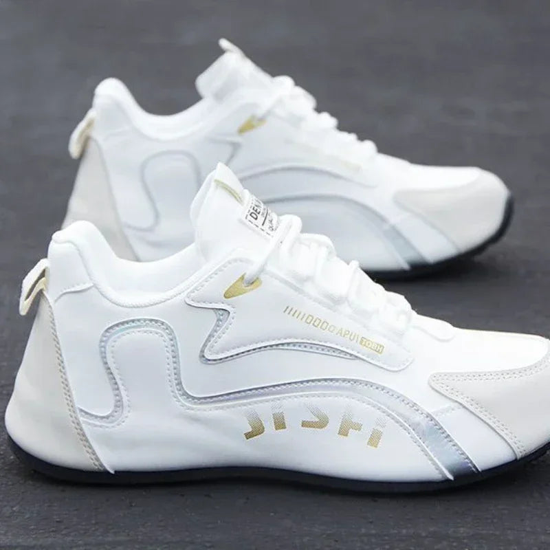 Pánské voděodolné tenisky z PU kůže, ležérní sportovní obuv, lehké, prodyšné, ploché, protiskluzové tenisky, Zapatillas Hombre