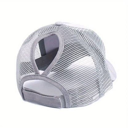 Ženske bejzbol kape s mrežastim vrhom za proljeće/ljeto, kape za sunce, trkaće kape, snapback kape, ženske podesive kape za djevojke, vanjske kape s vizirom
