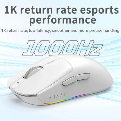 Mouse wireless AJAZZ AJ139Pro/AJ139V2MC con chipset PMW3395/PAW3311, 12000-26000Dpi, mouse da gaming professionale