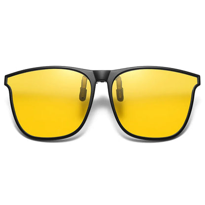 Polarized Rimless Men Clip On Sunglasse Glasses Narrow Clip-on Lenses Women Anti-glare Sunglasses UV400 Goggles New In