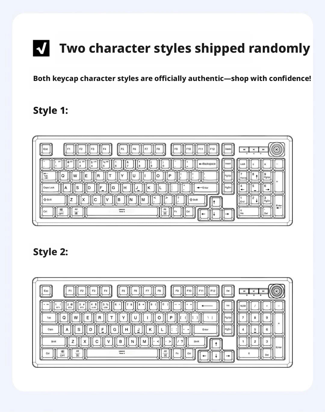 Wired Gaming Keyboard Mechanical Feel with Rotary Knob Three Color Mixed Backlit for PC Desktop Laptop Computer Accessories