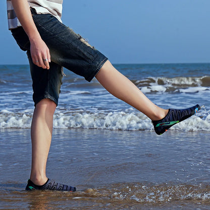 Scarpe da acqua ad asciugatura rapida per spiaggia, unisex, pantofole aqua da nuoto barefoot, scarpe da surf e risalita del fiume, calze outdoor leggere estive
