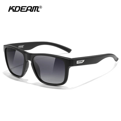 KDEAM XXL Size Men's Polarized Sunglasses Outdoor Sports Goggles Overall Width 155mm Extra Large Sunglass