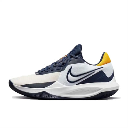 Nike Precision 6 Comfortable and Versatile Low-Top Basketball Shoes for Men in Black IO7605-040