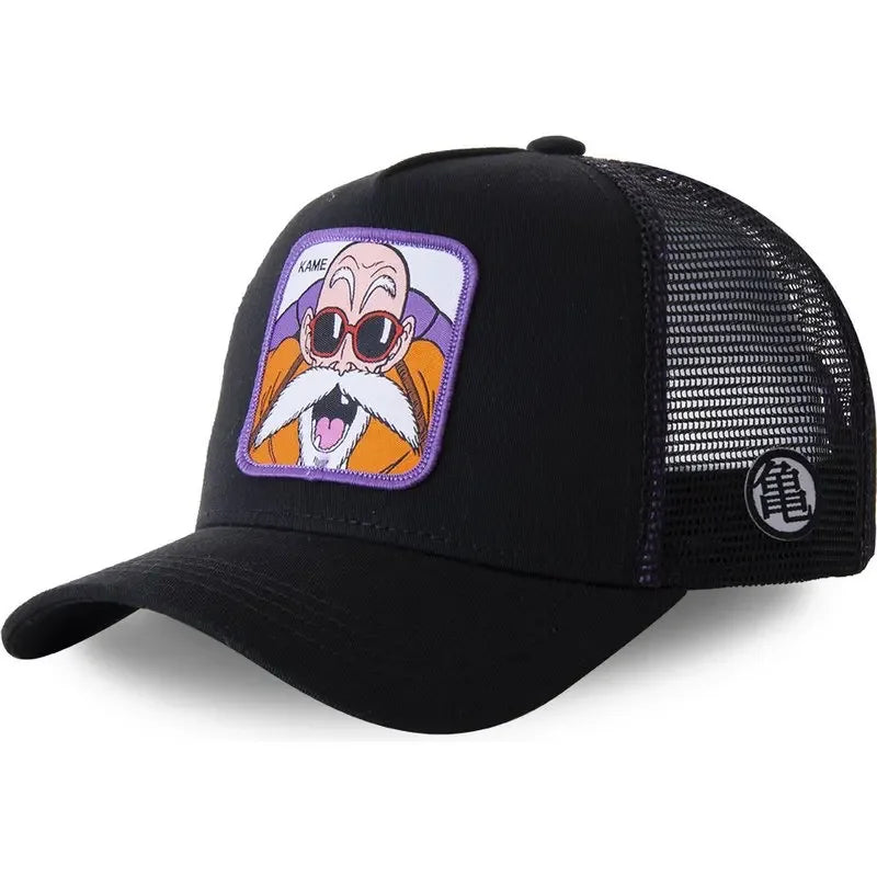 ALL Styles Dragon Ball Baseball Cap Snapback Peaked Cap Men's Embroidery Hip-Hop Cap Style Sun Visor Adjustable Trucker Mesh Cap