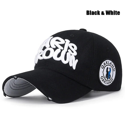 New Fashion Outdoor Sport Baseball Cap Unisex Men and Women Universal Letter Embroidery Adjustable Snapback Hat