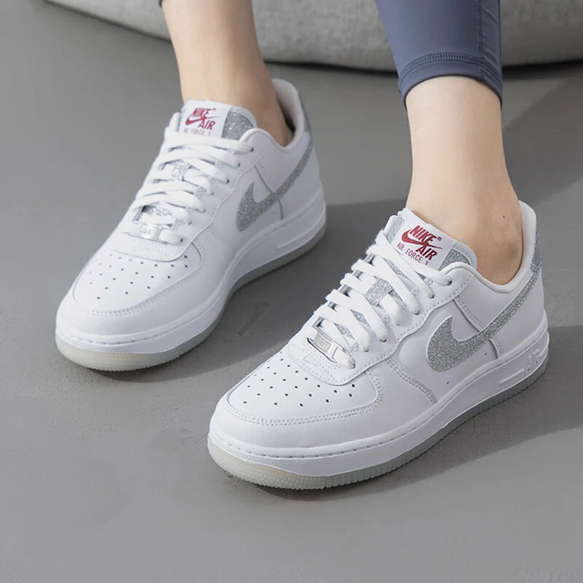 Ténis casuais minimalistas clássicos para mulher, novos e genuínos da Nike, modelo HQ3461-191