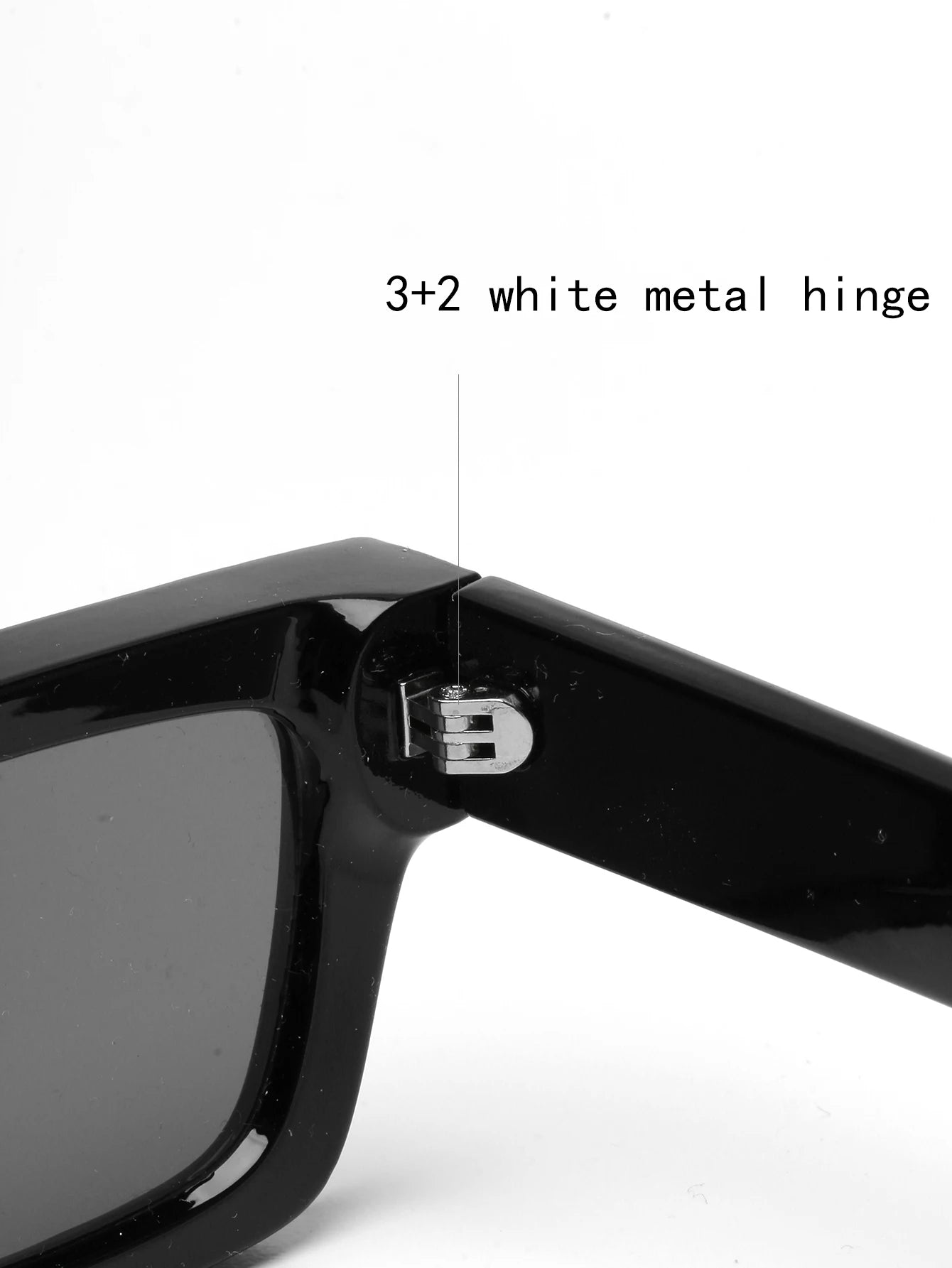 Ruiao 2026 fashion black small rectangular thick frame sunglasses for men and women rectangular summer wear shades