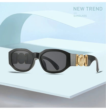 Vintage Square Luxury Small Frame Sunglasses Men Women Rectangle Brand Design Fashion Square Sun Glasses Shades Vintage Glasses