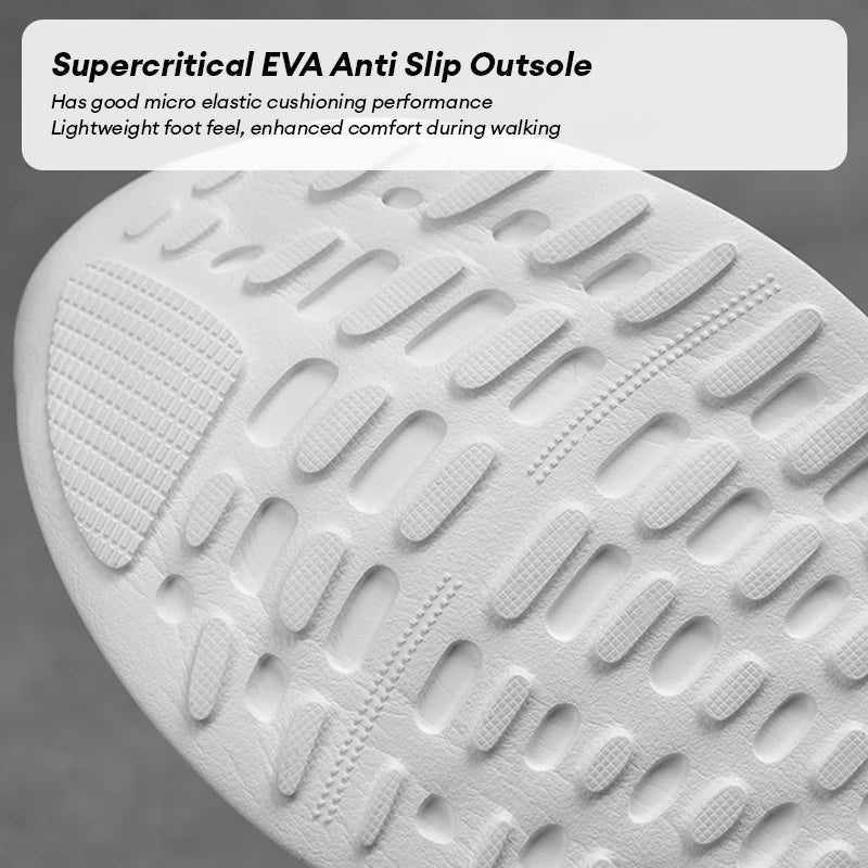 Men's Cushioning Running Shoes EVA Midsole for Shock Absorption Lightweight & Breathable Mesh Sports Sneakers Gym and Walking