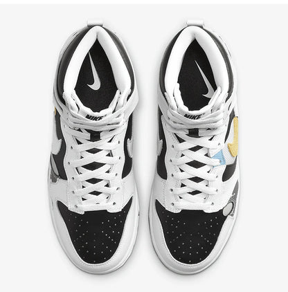 Ténis de basquetebol desportivos almofadados Nike Dunk High LX para mulher, genuínos, DZ7327-001