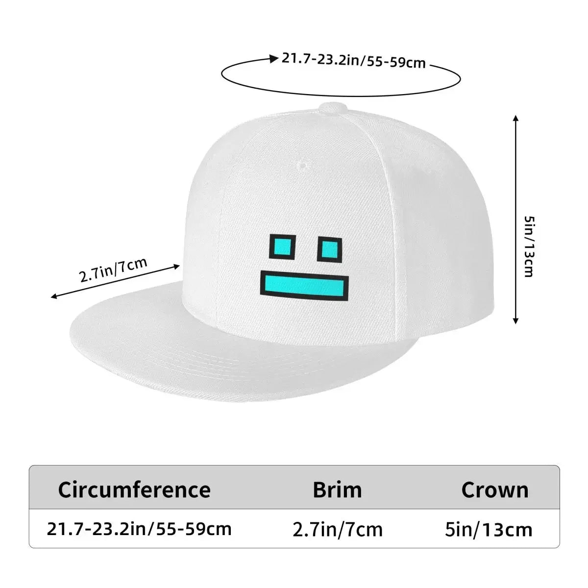 Video Game Geometry Dash Baseball Caps Snapback Men Women Hats AdjustableCap Hip Hop Baseball Hat Casquette