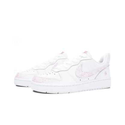 Tenisky na mieru Nike Court Borough Low Vanilla Cream – roztomilé, estetické, sladké, dievčenské, módne, univerzálne nízkoprofilové tenisky pre ženy