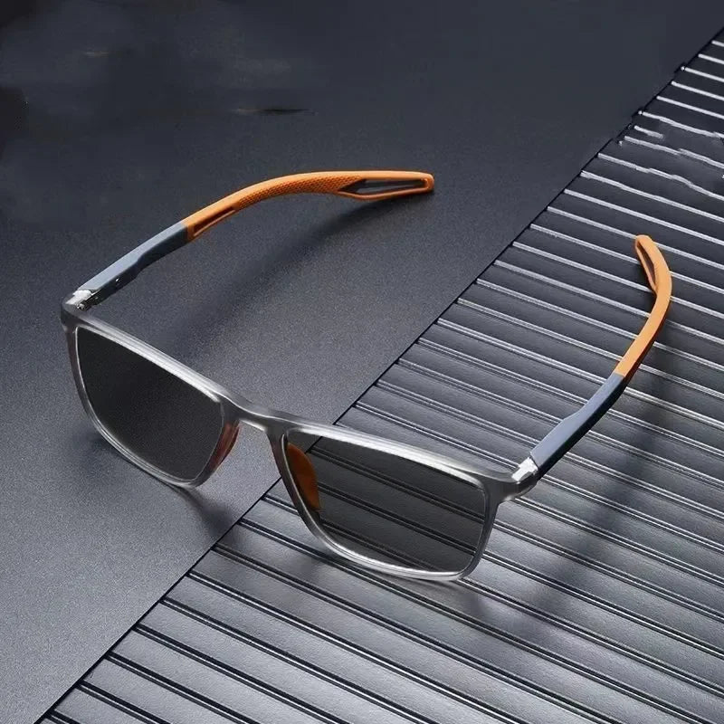 Men Women's Sports Sunglasses Square TR90 Frame Sun Glasses Eyewear Vintage Flexible Riding Goggle Shades Eyeglasses UV400