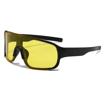 Trendy Women's Polarized Cycling Sunglasses UV400 Windproof Outdoor Sunshade Goggles PC Lenses Sports Glasses for Travel