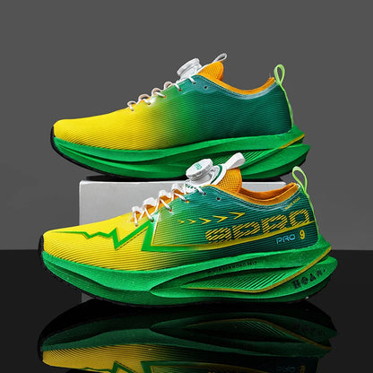 Men’s Running Shoes Carbon Board Specialty Sports Breathable Lightweight Women’s Comfortable Athletic Non-Skid Marathon Sneakers