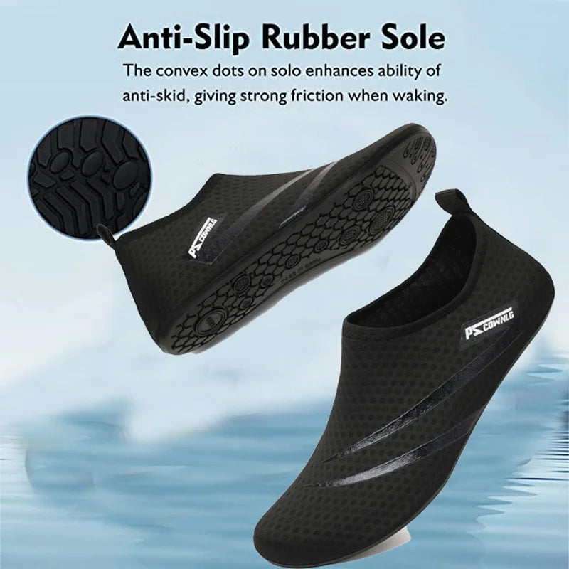 Diving shoes for women, aqua shoes for men, beach swimming water sport socks, barefoot sneakers for fitness, dance, swim, surfing, snorkeling