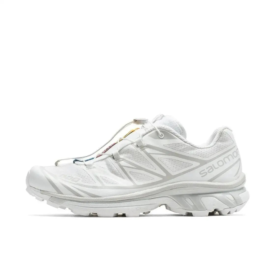 Salomon XT-6 Outdoor-Performance-Laufschuhe für Wandern und Trail-Sport (Weiß/Schwarz)