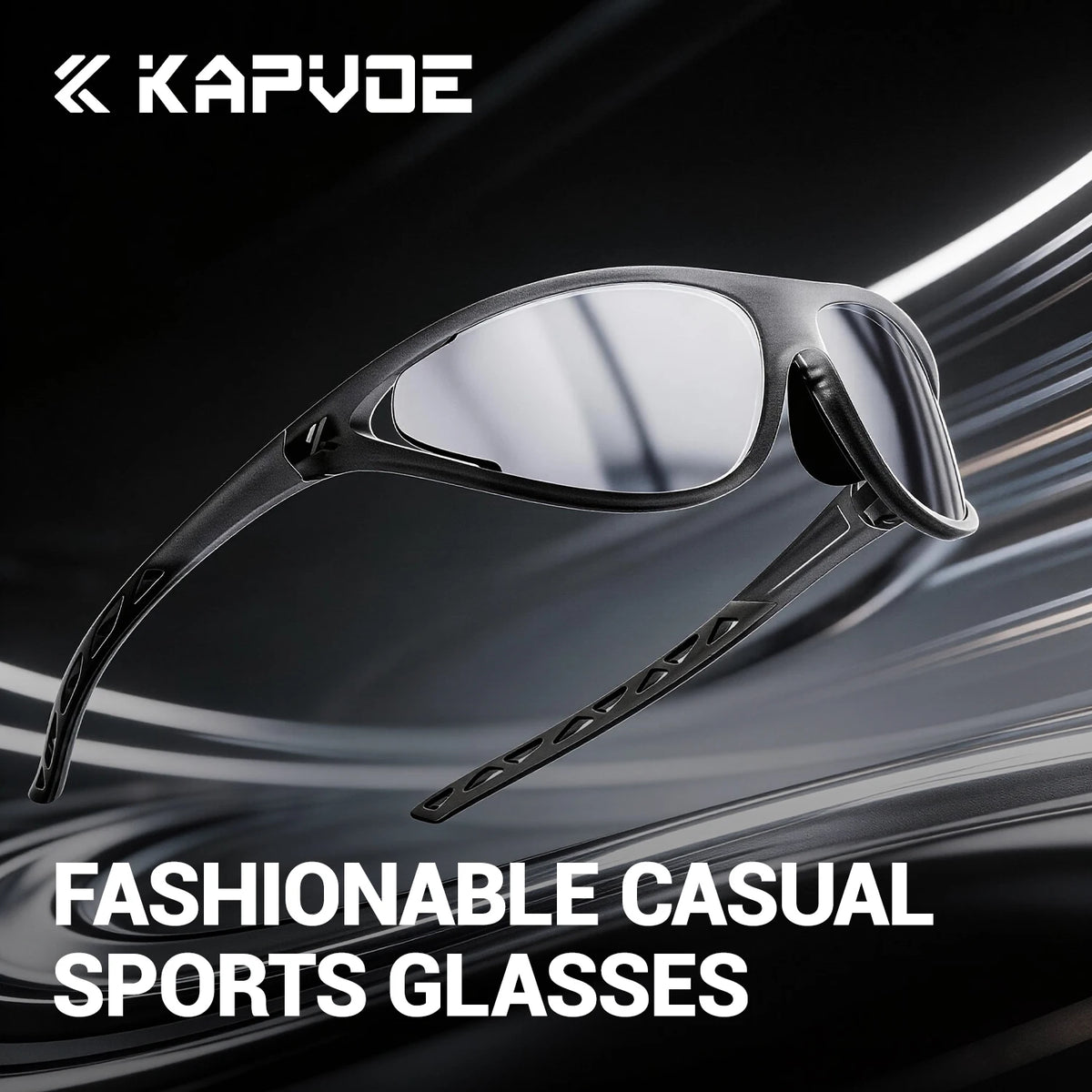 Kapvoe Hiking Sunglasses Camping Fashion Sunglasses for Men Photochromic Cycling Glasses MTB Bike Goggles Fishing Eyewear Sports