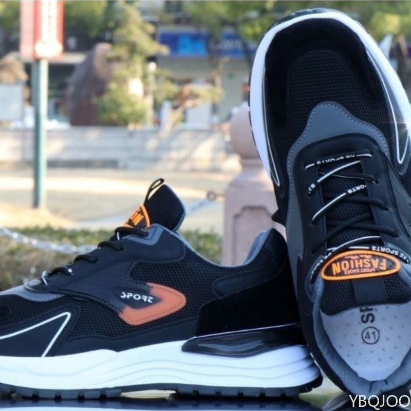 2025 grande taille automne mode nouvel article respirant décontracté confortable chaussures pour hommes polyvalent, léger plat sport chaussures pour hommes