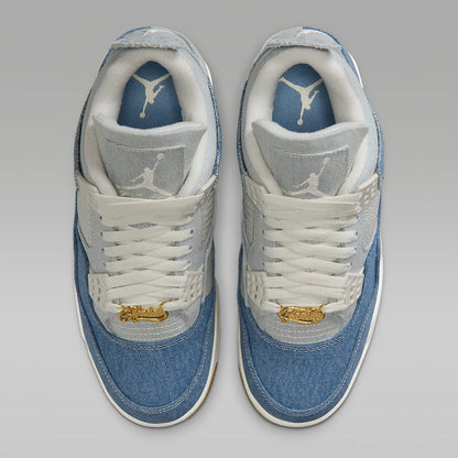 Ténis de basquetebol Nike JORDAN genuínos para mulher, de cano médio, em ganga, com amortecimento de ar IB6716-100